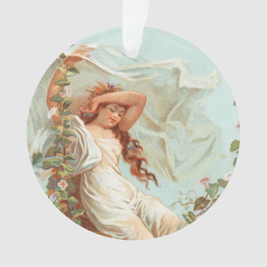 Möge Weihnachten hell und glücklich sein, Antique Ornament (Vorderseite)