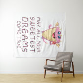 Mögen alle deine süßesten Träume wahr werden Wandteppich (Beispiel (Horizontal))