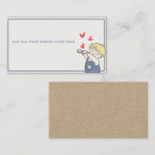 Mögen alle deine Träume wahr werden. Visitenkarte (Vorne/Hinten)