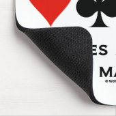 Mögen alle Ihre Finesse und Schinken machen (Brück Mousepad (Ecke)
