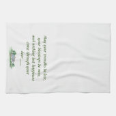 "Mögen alle Ihre Probleme weniger sein" Skizze Geschirrtuch (Horizontal)