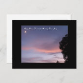 Mögen deine Reisen dir Freude bringen? Postkarte (Vorne/Hinten)