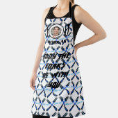 Mögen die Gabel bei dir sein blaues Feuer Männer Schürze (InSitu)