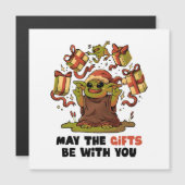 Mögen die Geschenke bei dir sein Magnetkarte (Vorne/Hinten)