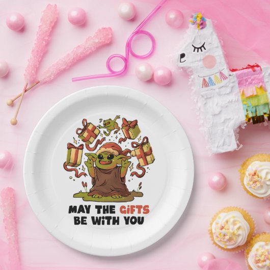 Mögen die Geschenke bei dir sein Pappteller (Party)