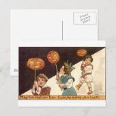Mögen die Halloween-Goblins dir Glück bringen Postkarte (Vorne/Hinten)