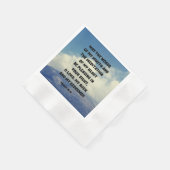 Mögen die Worte meines Mund-Psalms 19:14 Bibel Ver Serviette (Ecke)