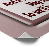 Mögen diejenigen, die uns Liebe geben — Kunst Poster (Ecke)