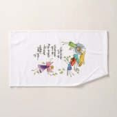 "Mögen Engel immer über dich wachen" zeichnend Handtuch (Handtuch)