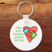 Mögen Ihre Bobbinen immer voll sein! Schlüsselanhänger (Vorderseite)