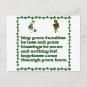 Mögen Ihre Probleme kleiner sein Postkarte (Vorderseite)