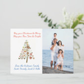 Mögen Ihre Weihnachten froh sein - Weihnachtskarte (Stehend Vorderseite)