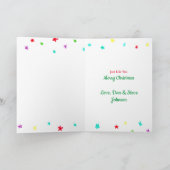 Mögen Ihre Weihnachten Funkelnd und hell sein Karte (Innenseite)