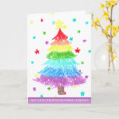 Mögen Ihre Weihnachten Funkelnd und hell sein Karte (Gelbe Blume)