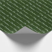 Mögen Ihre Weihnachten vorzüglich sein Geschenkpapier (Ecke)