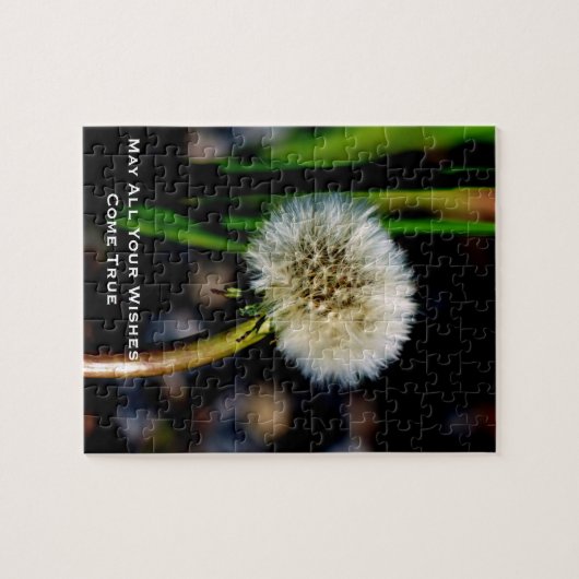 Mögen Ihre Wünsche wahr werden, Dandelion-Puzzle Puzzle (Horizontal)