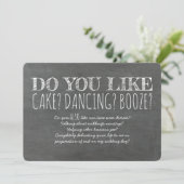 Mögen Sie auch... Funny Bridesmaid Vorschlag Einladung (Stehend Vorderseite)