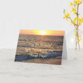 Mögen Sie durch den Power der Liebe Gottes geheilt Karte (Gelbe Blume)