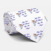 Mögen Sie durch einen Engel gesegnet werden Krawatte (Gerollt)