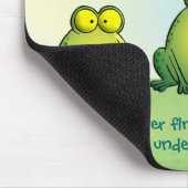 Mögen Sie Frösche in Ihren Unterhosen nie finden Mousepad (Ecke)