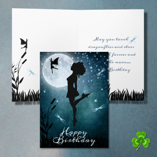 Mögen Sie Geburtstag mit Fairies Irish Dance tanze Karte