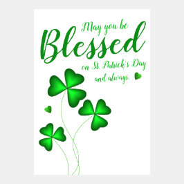 Mögen Sie gesegnet sein am St. Patrick's Day und A