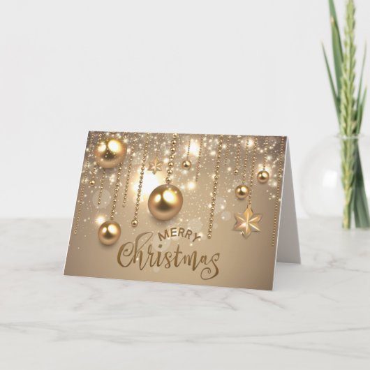 "Mögen Sie Ihren Urlaub sparkle" Weihnachten (Vorderseite)