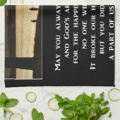 Mögen Sie in Sonnenschein-Gebet immer gehen Küchentuch (Gefaltet)