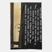 Mögen Sie in Sonnenschein-Gebet immer gehen Küchentuch (Vertikal)