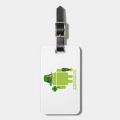 Mögen Sie leben, solange Sie irische Wanze Droid Gepäckanhänger (Vorderseite vertikal)