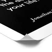 Mögen Sie leben - Zitat von Jonathan Swift Poster (Ecke)