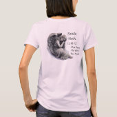 Mögen sie mit den Engeln fliegen? T-Shirt (Rückseite)
