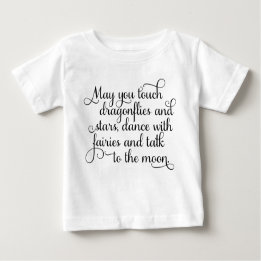 Mögen Sie mit Feen, irischer Segen tanzen Baby T-shirt