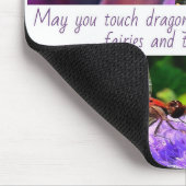 Mögen Sie Touch von Libellen und Sternenkollagen Mousepad (Ecke)