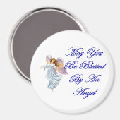 Mögen Sie von einem Engel gesegnet werden? Magnet (Vorderseite/Rückseite)
