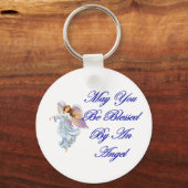 Mögen Sie von einem Engel gesegnet werden? Schlüsselanhänger (Vorderseite)