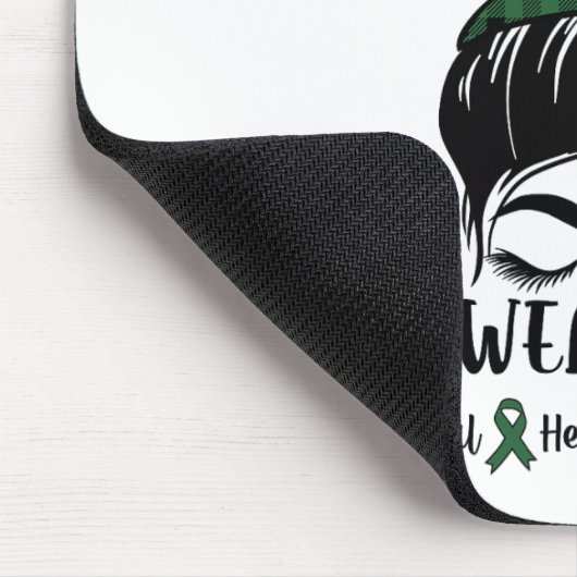 Mögen wir ein grünes Bewusstsein für psychische Ge Mousepad (Ecke)