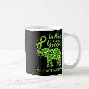 Mögen wir einen Elefanten für grüne psychische Ges Kaffeetasse
