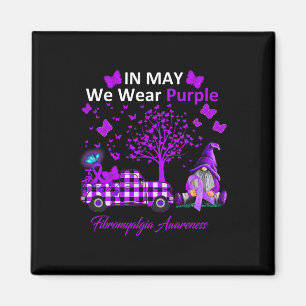Mögen wir Lila Fibromyalgie-Aufklärungsgeschenke t Magnet
