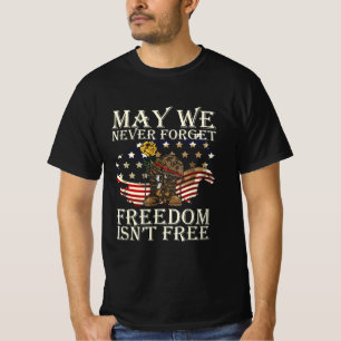 Mögen wir niemals den Tag der Freiheit als freie  T-Shirt