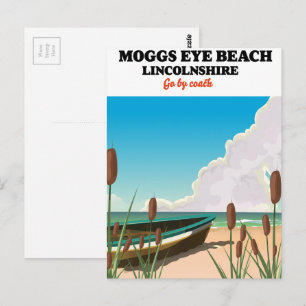 Moggs Eye Beach Lincolnshire Postkarte