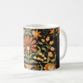 Moghul-Fantasie: Retro-Blumenopulenz Kaffeetasse (VorderseiteRechts)