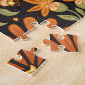Moghul-Fantasie: Retro-Blumenopulenz Puzzle (Seite)