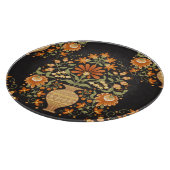 Moghul-Fantasie: Retro-Blumenopulenz Schneidebrett (Ecke)