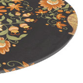 Moghul-Fantasie: Retro-Blumenopulenz Schneidebrett (Ecke)