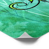 Mögliche Blume Zuckerhut Poster/Drucken Poster (Ecke)