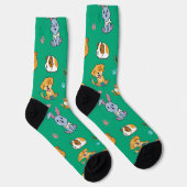 Mögliche Cartoon-Muster-Socken Socken (Rechts)