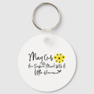 Mögliche Mädchen sind mit einem bisschen Sonnensch Schlüsselanhänger