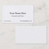 Mögliche Mittagessen-Sieger-Visitenkarten Visitenkarte (Vorne/Hinten)