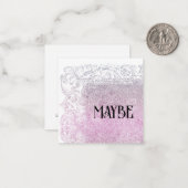 *~* MÖGLICHERWEISE Beziehung AP63 Flachnotiskarte Mitteilungskarte (Vorderseite/Rückseite Beispiel)